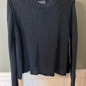 Wooden Ships Deep Blue Knit Pullover S/M